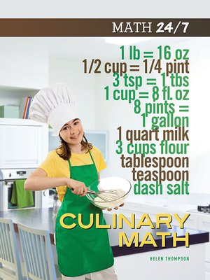 cover image of Culinary Math